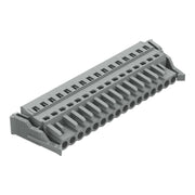 WAGO - Kabelsteckverbinder für Leiterplattensteckverbinder 1-Leiter-Federleiste 231-116/037-000 CAGECLAMP,2,5 mm²,gr − 10 Stück