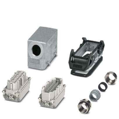 Phoenix Contact - Rechtecksteckverbinder, Set (Industriesteckverbinder) Steckverbinder-Set HC-STA-B16PT#1416357