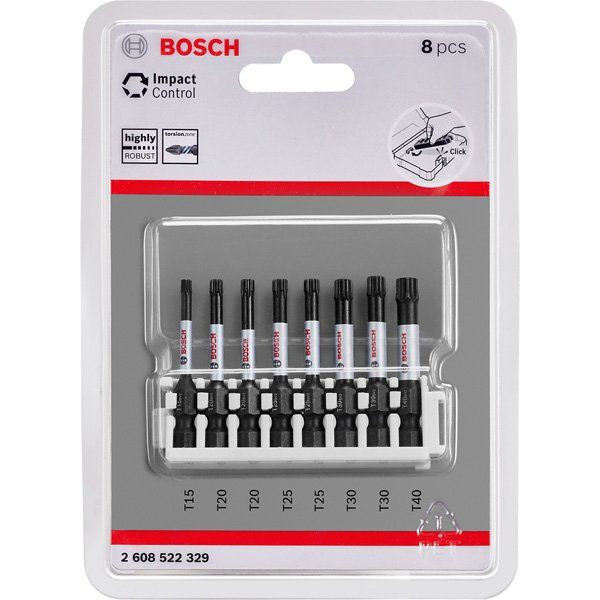 Bosch - Bit-Set PRO Impact Bit Set 2608522329 T15 T20(x2) T25(x2)