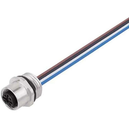 Weidmüller - Rundsteckverbinder, Einbau (mit Leitung) Einbaustecker SAIE-M12B-8-1,0U-M16 − 1 Stück by Weidmüller
