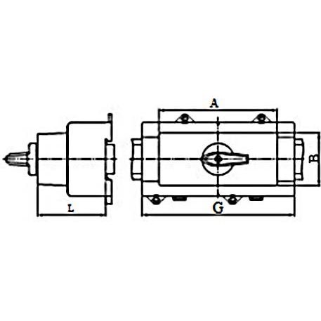Kraus&Naimer - Lastschalter Schalter KG32A K950*D-A003VE2