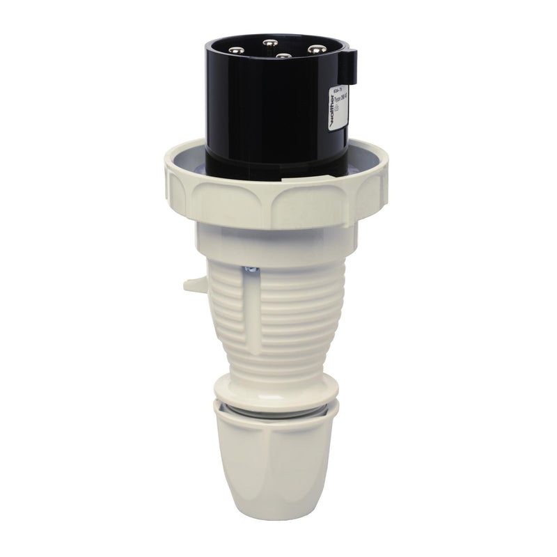Walther Werke - CEE-Stecker (IEC 60309) Wasserdichter Stecker 268407 63A 4P 7h − 5 Stück