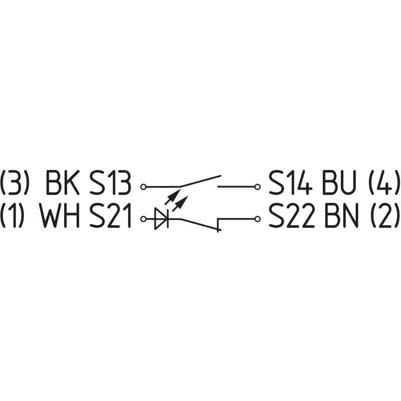 Schmersal - Positionsschalter mit getrenntem Betätiger Sicherheits-Sensor BNS 36-11ZG-ST-L − 1 Stück