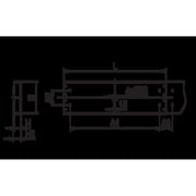 Ridi-Leuchten - Decken-/Wandleuchte Anbauleuchte m.RIDI-Tube IHLS-L 454/ #0660095