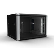 Enoc - Netzwerkgehäuse Wandschrank 6HE 2tlg. sw W2 6-65-S 19"600x500x334mm