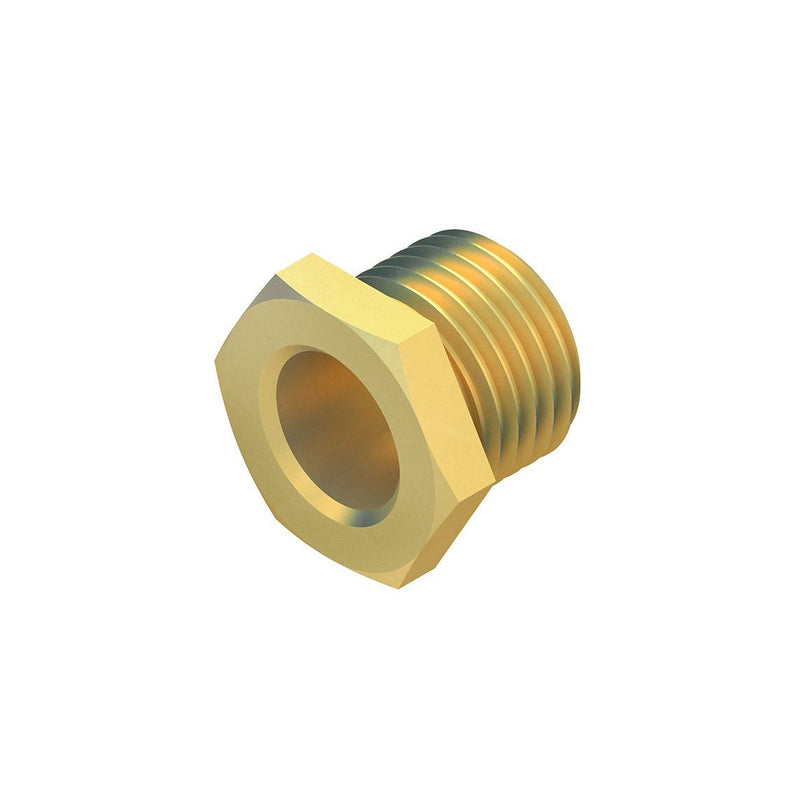 HKL - Kabeleinsteckstutzen Trompetennippel 508/08 mit Sechskant-Bund − 100 Stück