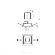 EVN Lichttechnik - Downlight/Strahler/Flutlicht LED-Einbauleuchte modular F04R11SM1330L38D Konfigurationstype