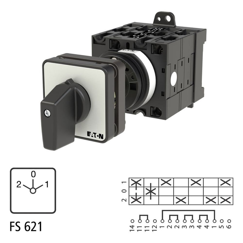 Eaton - Lastschalter Wendeschalter T3 32A T3-4-131/Z Zwischenbau