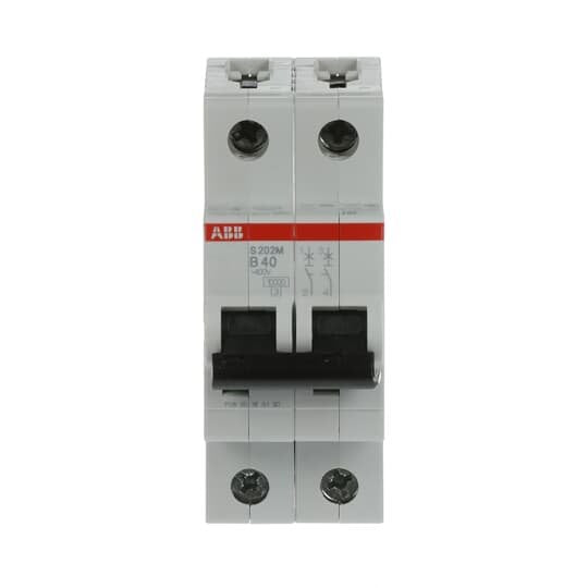 ABB Stotz S&J - Leitungsschutzschalter Sicherungsautomat S202M-B40 10kA 40A B 2p