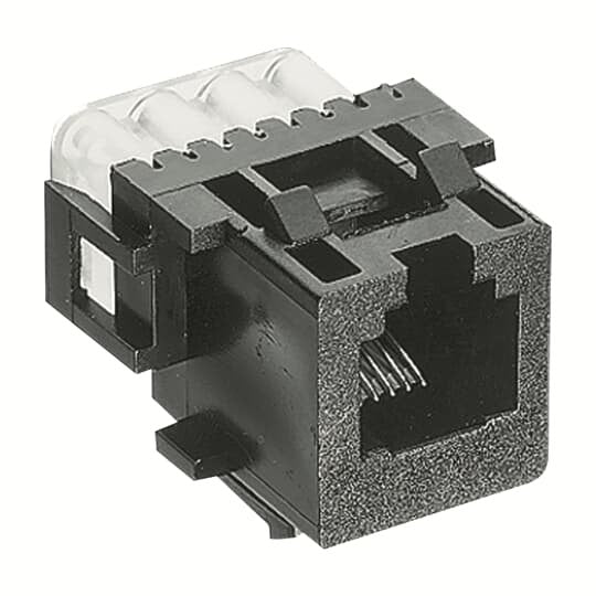 Busch-Jaeger - Einsatz/Abdeckung für Kommunikationstechnik Modular-Jack Einsatz 0211 8-polig