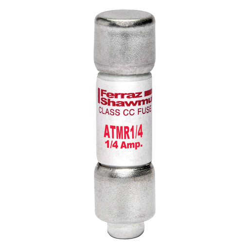 Mersen - Zylindrische Sicherung Sicherungseinsatz Class CC ATMR1/4 F 10x38 0,25A − 10 Stück