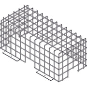 Ceag Notlichtsysteme - Mechanisches Zubehör/Ersatzteile für Leuchten Ballschutzkorb BTSGRID 530x300x220mm