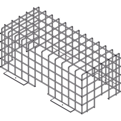 Ceag Notlichtsysteme - Mechanisches Zubehör/Ersatzteile für Leuchten Ballschutzkorb BTSGRID 530x300x220mm