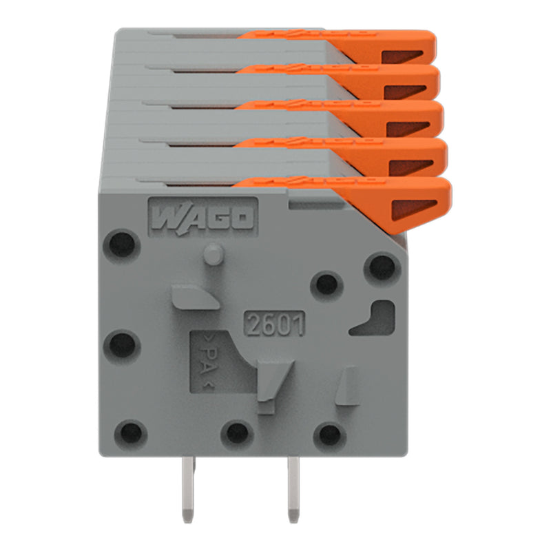 WAGO - Leiterplattenklemme 2601-1505 1,5mm²,gr − 40 Stück