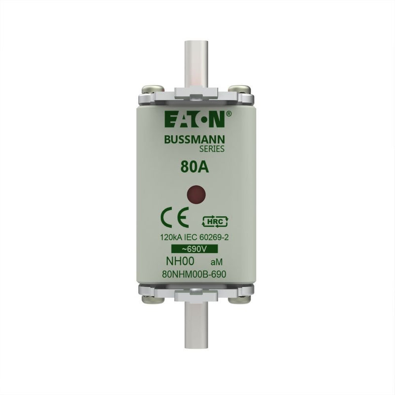 Eaton - Messersicherung Sicherungseinsatz Nieders. 80NHM00B-690 80A AC 690V 120kA − 3 Stück