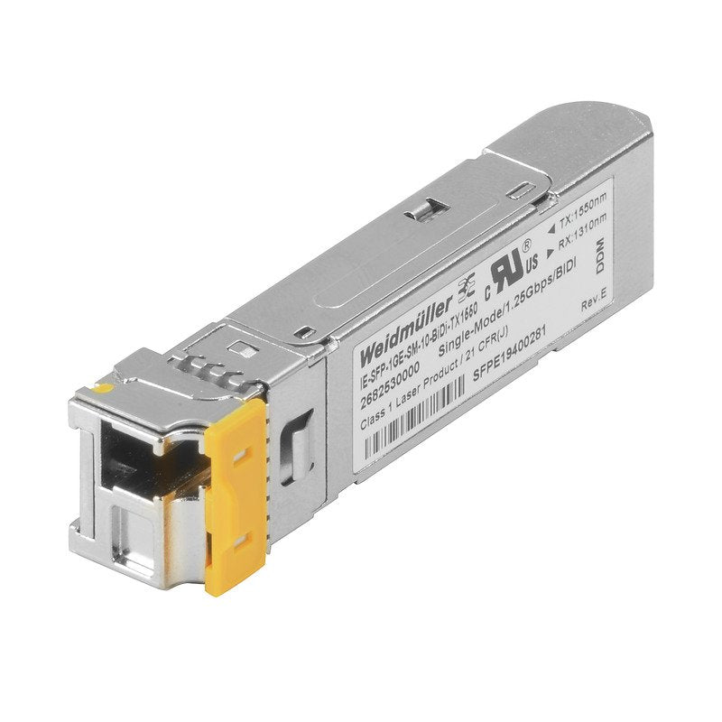 Weidmüller - Transceiver (Glasfaser/Kupfer) SFP-Transceiver 1000Mbit/s IE-SFP-1G#2682550000 Singlemode BiDi