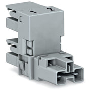 WAGO - Kompaktverteiler für steckbare Gebäudeinstallation h-Verteiler 2-polig 770-1651 Kod. B,grau − 50 Stück
