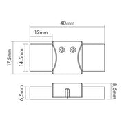 Nobile - Zubehör/Ersatzteile für Lichtschlauch/-band Verbinder starr 5er Set 5011510635 − 1 Stück