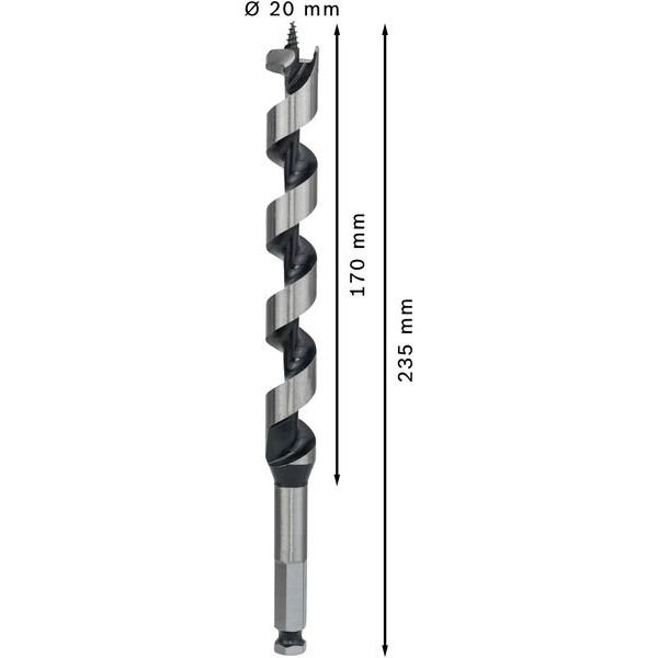Bosch - Bohrer PRO Wood 2608597632 Holzschlangenbohrer