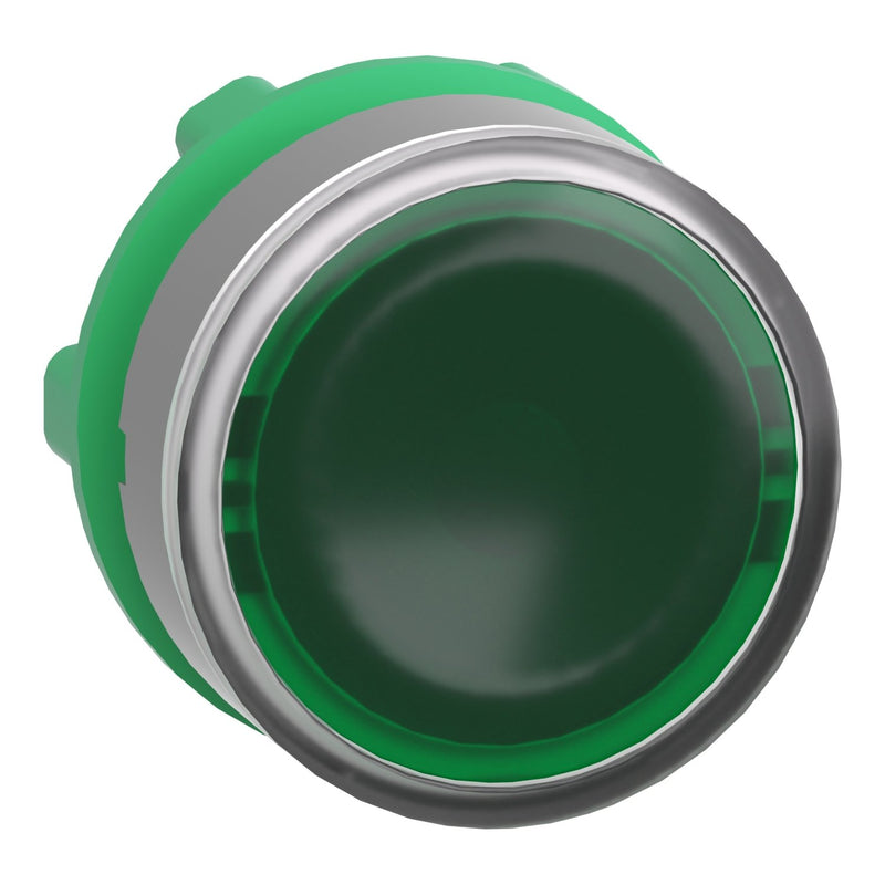 Schneider Electric - Frontelement für Drucktaster Leuchtdrucktaster ZB5AW333C0 grün, 22mm, in grau