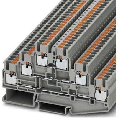 Phoenix Contact - Durchgangs-Reihenklemme Durchgangsreihenklemme PT 2,5-3L BU 0,14-4qmm, 5,2mm, bl