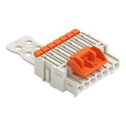 WAGO - Kabelsteckverbinder für Leiterplattensteckverbinder 1-Leiter-Federleiste 27341107328000300000 PushinCAGECLAMP,lgr − 50 Stück