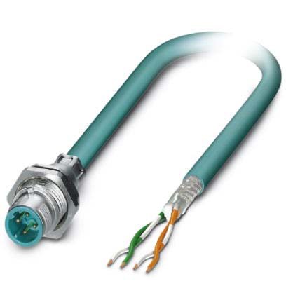 Phoenix Contact - Rundsteckverbinder, feldkonfektionierbar (Industriesteckverbinder) Bussystem-Einbaustecker SACCBP-MSD-4#1437724