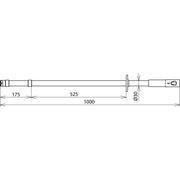 DEHN - Betätigungsstange Isolierstange IS 36 SK STK 1000 36kV M12 SK