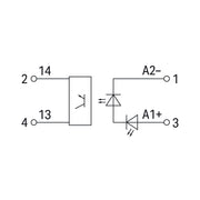 WAGO - Bauelementestecker Solid-State-Relaismodul 2042-7204 DC 24 V