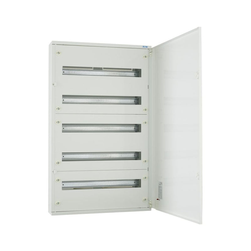 Eaton - Installationskleinverteiler Oberputz Flachverteiler BF-O-5/120-C komplett 5 Rei. Weiß