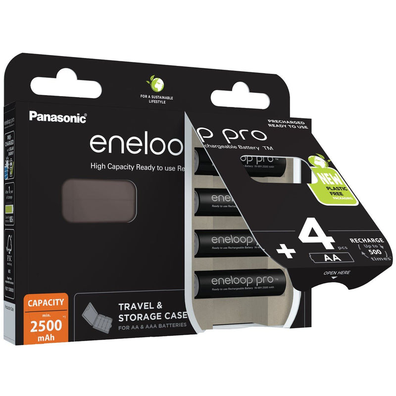 Hückmann - Akku Mignon AA eneloop BK-3HCDEC4BE(VE4) 2500mAh