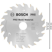 Bosch - Kreissägeblatt PRO Multi Material 2608837752 cordless