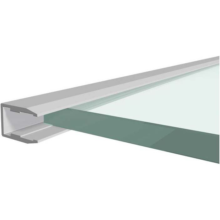 EVN Lichttechnik - Mechanisches Zubehör/Ersatzteile für Leuchten Alu-Glasbodenprofil AP GB8 100 1m