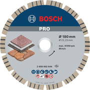 Bosch - Trenn-/Schleifscheibe Diamanttrennscheibe 2608602644 PRO Stone