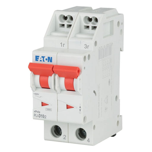 Eaton - Leitungsschutzschalter PLI-D10/2 D 10A, 2p Steckkl