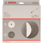 Bosch - Stützteller für Schleifwerkzeug Stützteller-Set, 2608000766 mittelhart, 215 mm
