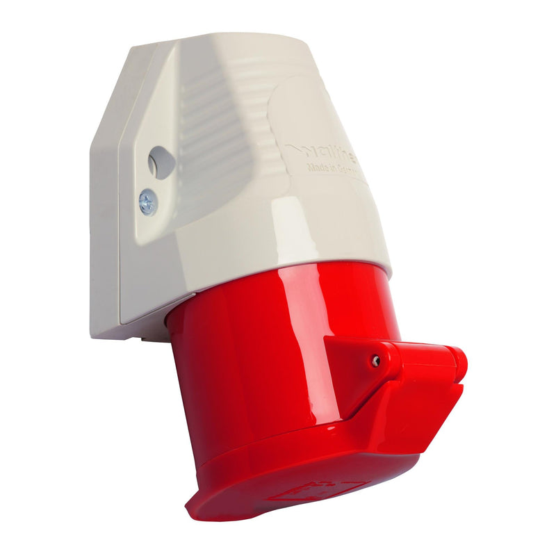 Walther Werke - CEE-Steckdose (IEC 60309) Wandsteckdose 32A 130 NI 5P 400V 6h IP44