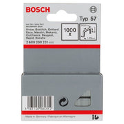 Bosch - Heftklammer Flachdrahtklammer Typ 57, 2609200231 10,6 x 1,25 x 10 mm