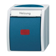 Busch-Jaeger - Installationsschalter Heiz.Notschalter 2601/2 SKWNH-53 AP, m.Namensschild