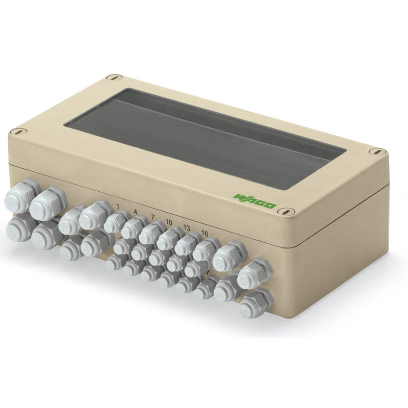 WAGO - Zähler-Komplettschrank IP65Systemgehäuse Polyes. 850-835 BxHxT244x100x164mm