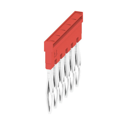 Weidmüller - Querverbinder/Brücker für Reihenklemme Querverbinder ZQV 2.5N/6 RD gesteckt − 20 Stück