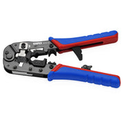 Knipex - Presswerkzeug Kabelschuhe/Verbinder, Aderendhülsen, Schirmanschluss Crimpzange 97 51 13 SB − 1 Stück