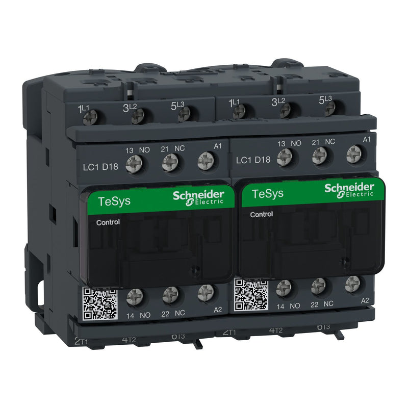 Schneider Electric - Schützkombination Wendeschützkombination LC2D18V7 7,5kW/400V/AC3