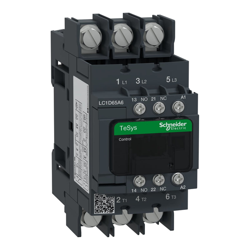 Schneider Electric - Leistungsschütz zum Schalten von Wechselstrom Leistungsschütz LC1D65A6F7 3-polig, 1S, 1Ö