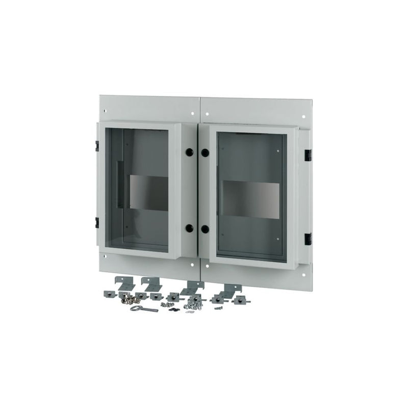 Eaton - Frontplatte (Schaltschrank) Frontplatte 2xNZM4 3polig XM2N43W08C-55 Ausfahreinheit grau