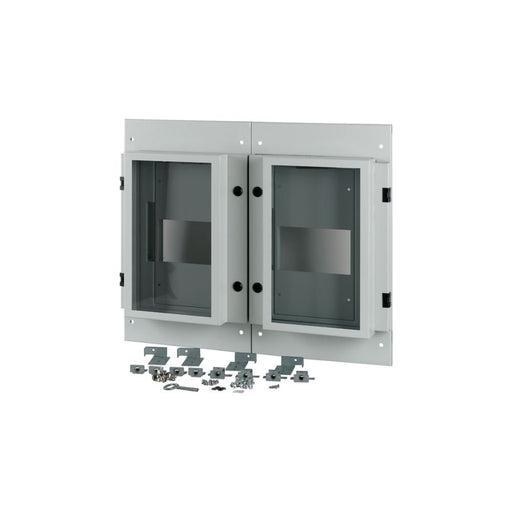Eaton - Frontplatte (Schaltschrank) Frontplatte 2xNZM4 3polig XM2N43W08C-55 Ausfahreinheit grau