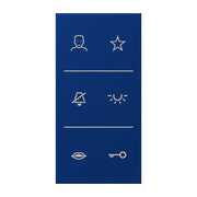 Jung - Abdeckung/Bedienelement für Installationsschalterprogramme Design-Cover Video 3fach SI V6 LC DC 261
