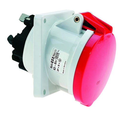 Bals Elektrotech - CEE-Anbausteckdose (IEC 60309) Anbausteckdose geneigt 63A 120306 5p 400V 6h IP44