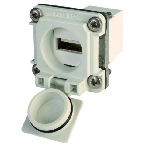 Telegärtner - Modularer Steckverbinder STX V6 Flanschset TypA f-f 100022951 USB-Keystone