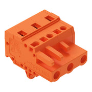 WAGO - Kabelsteckverbinder für Leiterplattensteckverbinder 1-Leiter-Federleiste 231-703/008-000 CAGECLAMP,2,5mm²,or − 100 Stück